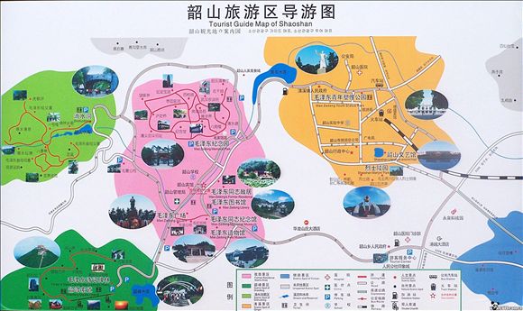 韶山旅游景点地图